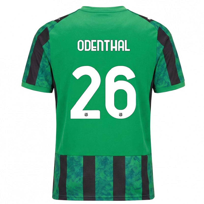 Danxen Herren Cas Odenthal #26 Grün Schwarz Weiß Heimtrikot Trikot 2026/27 T-Shirt Schweiz