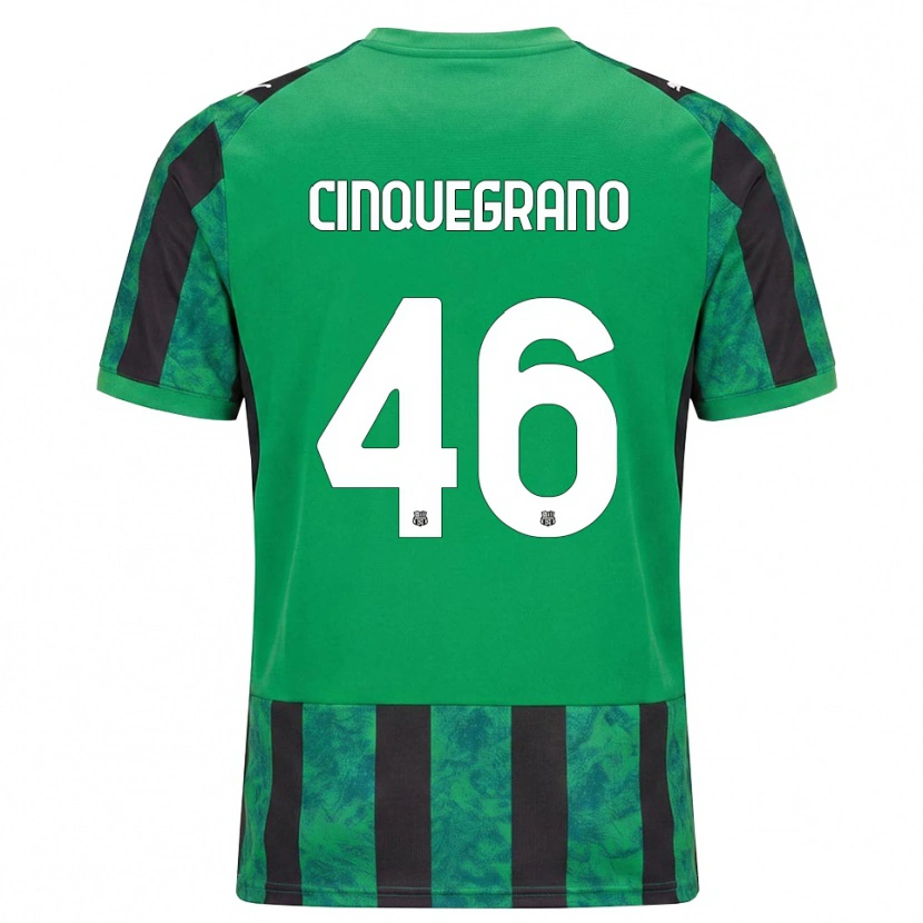 Danxen Herren Simone Cinquegrano #46 Grün Schwarz Weiß Heimtrikot Trikot 2026/27 T-Shirt Schweiz
