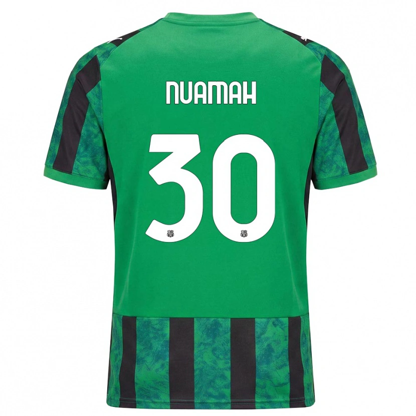 Danxen Herren Patrick Nuamah #30 Grün Schwarz Weiß Heimtrikot Trikot 2026/27 T-Shirt Schweiz
