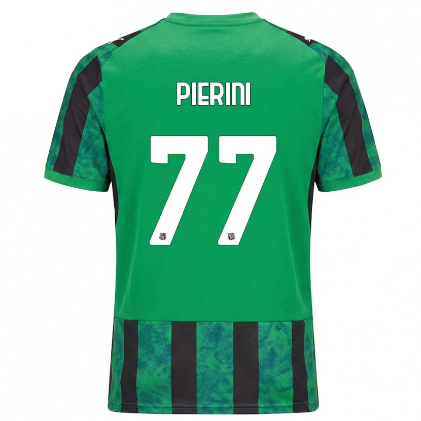 Danxen Herren Nicholas Pierini #77 Grün Schwarz Weiß Heimtrikot Trikot 2026/27 T-Shirt Schweiz