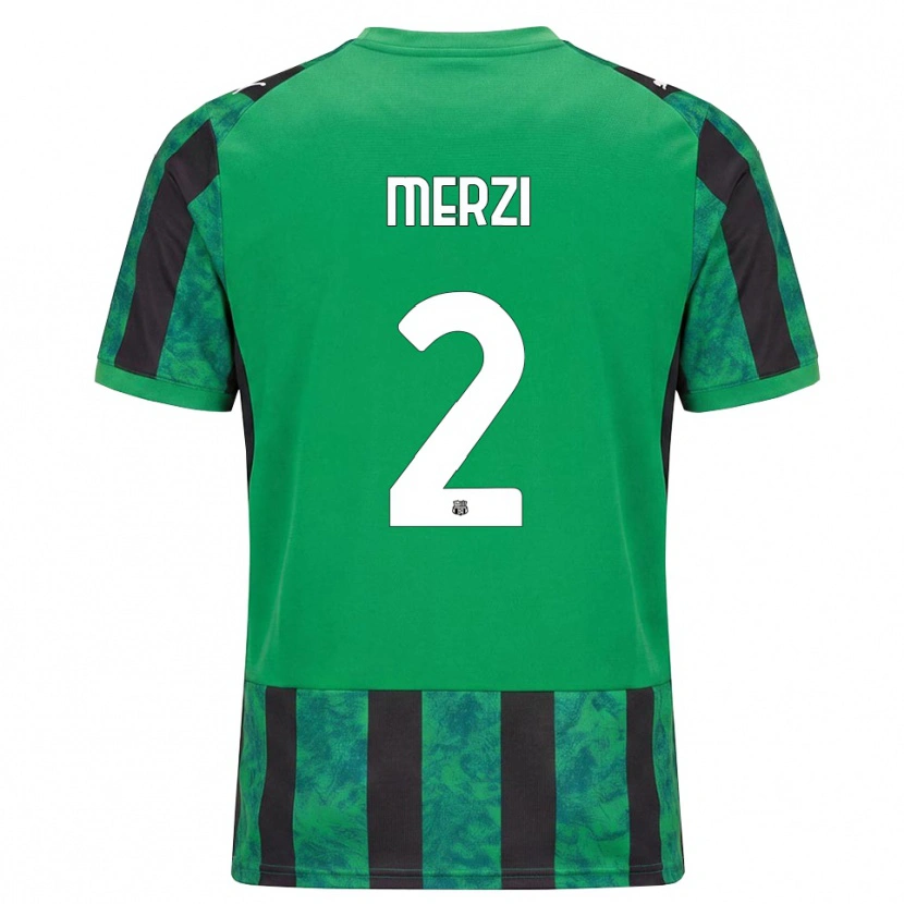 Danxen Herren Matteo Merzi #2 Grün Schwarz Weiß Heimtrikot Trikot 2026/27 T-Shirt Schweiz
