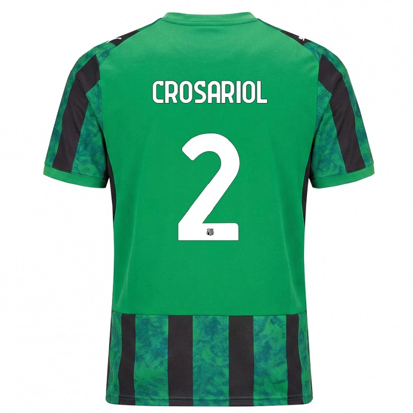 Danxen Herren Daniel Crosariol #2 Grün Schwarz Weiß Heimtrikot Trikot 2026/27 T-Shirt Schweiz