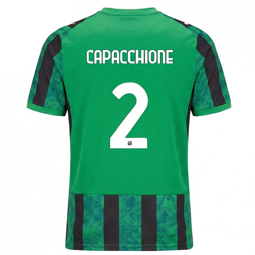 Danxen Herren Cristian Capacchione #2 Grün Schwarz Weiß Heimtrikot Trikot 2026/27 T-Shirt Schweiz