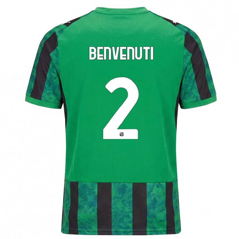 Danxen Herren Giacomo Benvenuti #2 Grün Schwarz Weiß Heimtrikot Trikot 2026/27 T-Shirt Schweiz