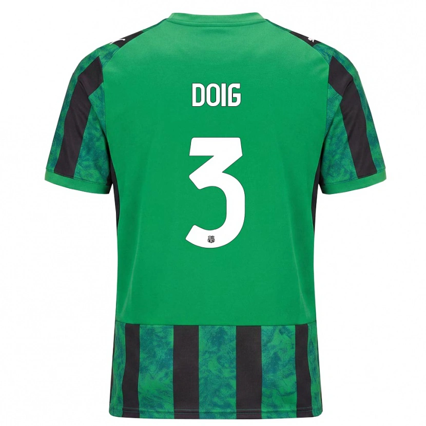 Danxen Herren Josh Doig #3 Grün Schwarz Weiß Heimtrikot Trikot 2026/27 T-Shirt Schweiz