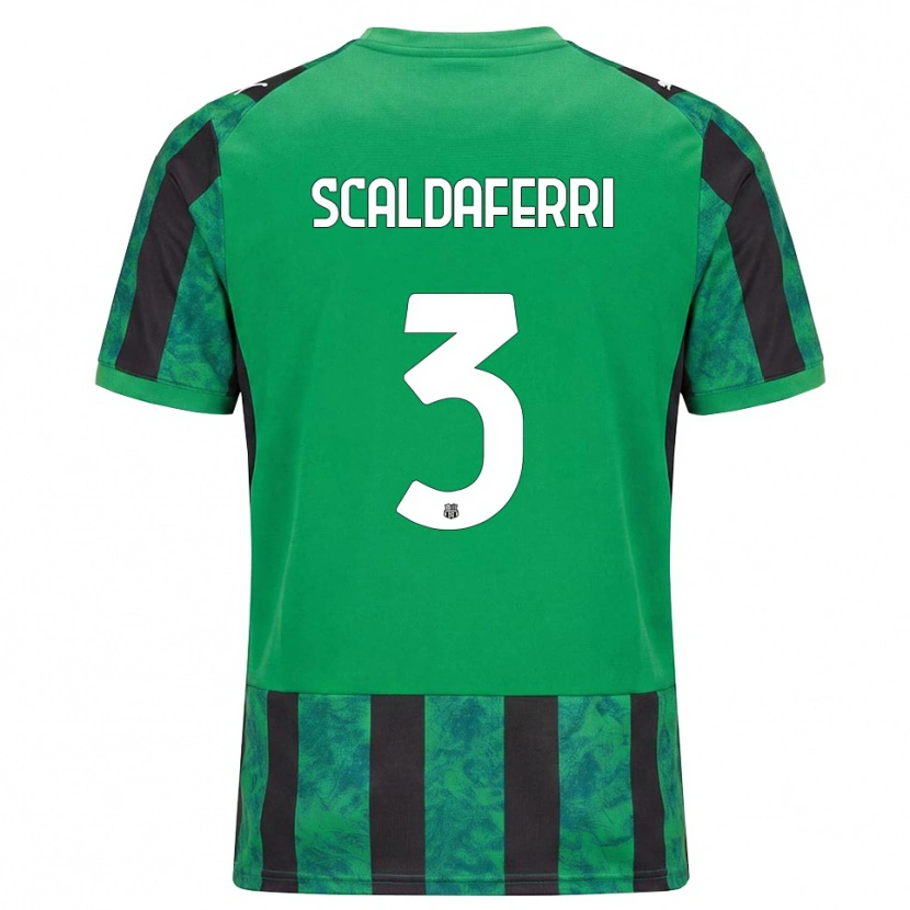 Danxen Herren Andrea Scaldaferri #3 Grün Schwarz Weiß Heimtrikot Trikot 2026/27 T-Shirt Schweiz