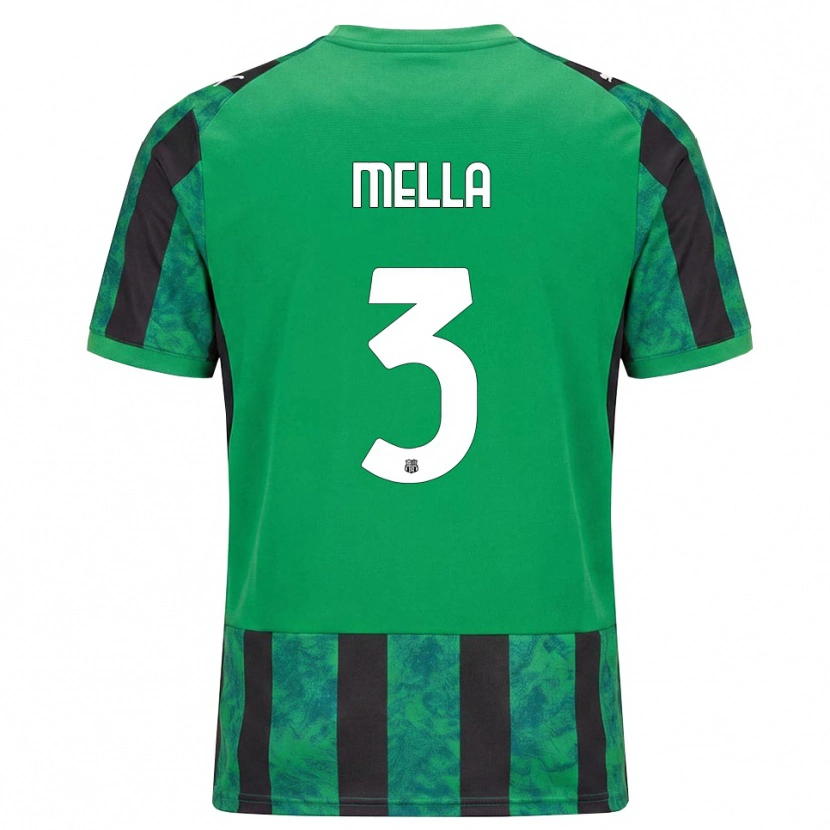 Danxen Herren Sara Mella #3 Grün Schwarz Weiß Heimtrikot Trikot 2026/27 T-Shirt Schweiz