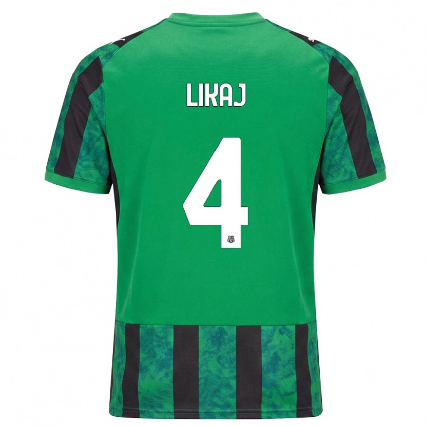 Danxen Herren Enea Likaj #4 Grün Schwarz Weiß Heimtrikot Trikot 2026/27 T-Shirt Schweiz
