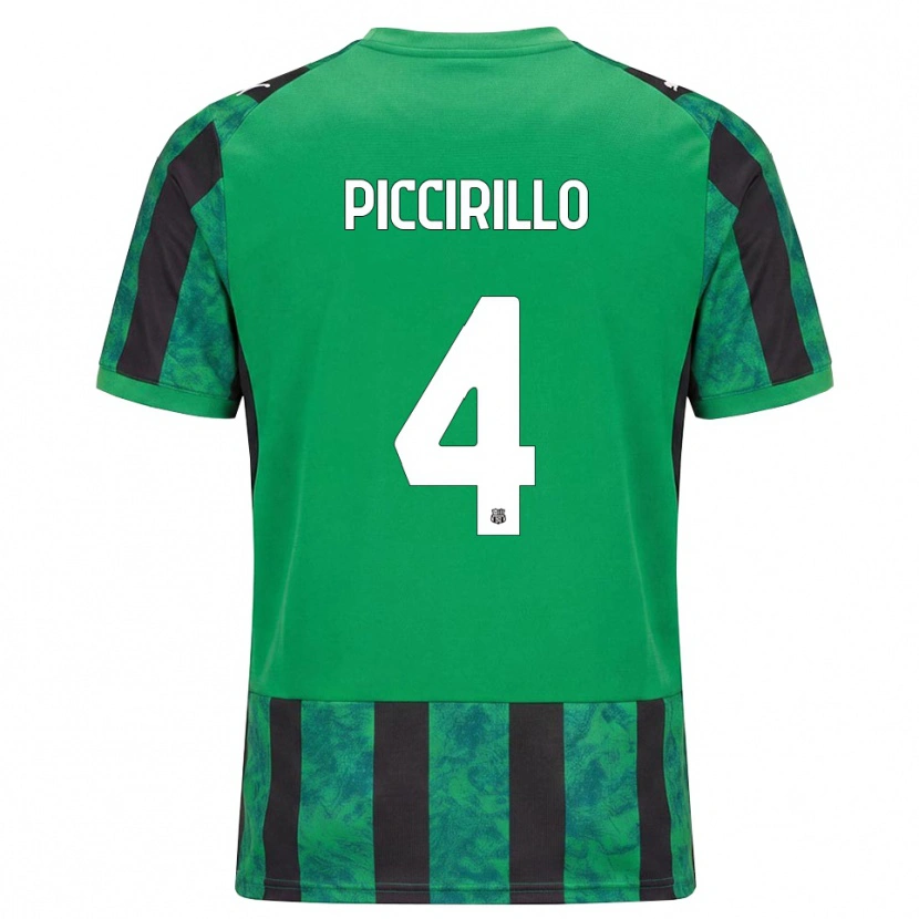 Danxen Herren Michele Piccirillo #4 Grün Schwarz Weiß Heimtrikot Trikot 2026/27 T-Shirt Schweiz