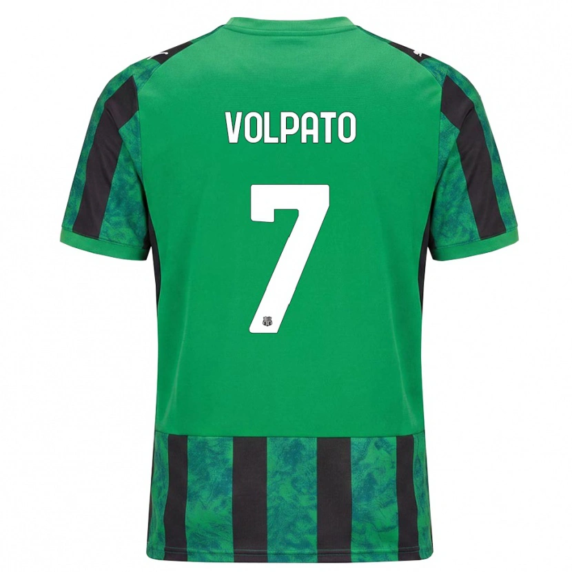 Danxen Herren Cristian Volpato #7 Grün Schwarz Weiß Heimtrikot Trikot 2026/27 T-Shirt Schweiz