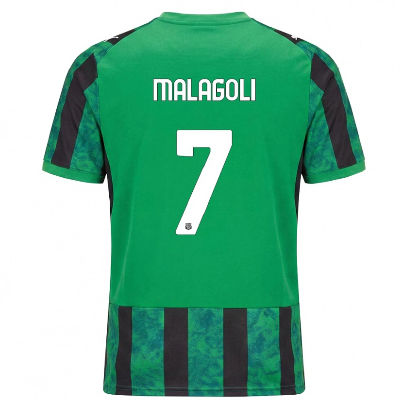 Danxen Herren Mattia Malagoli #7 Grün Schwarz Weiß Heimtrikot Trikot 2026/27 T-Shirt Schweiz