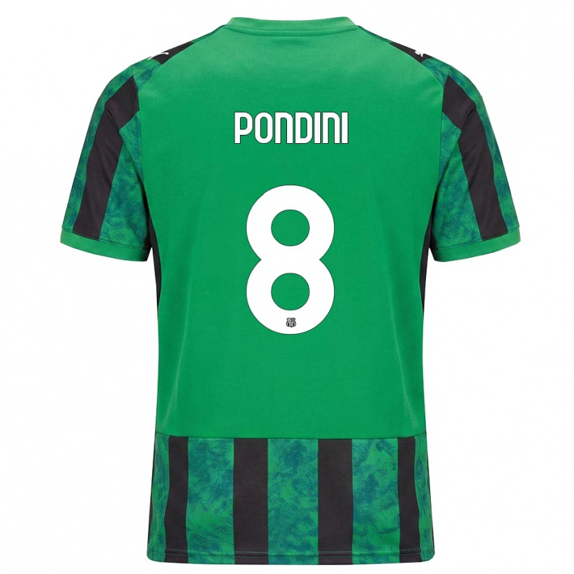 Danxen Herren Giada Pondini #8 Grün Schwarz Weiß Heimtrikot Trikot 2026/27 T-Shirt Schweiz