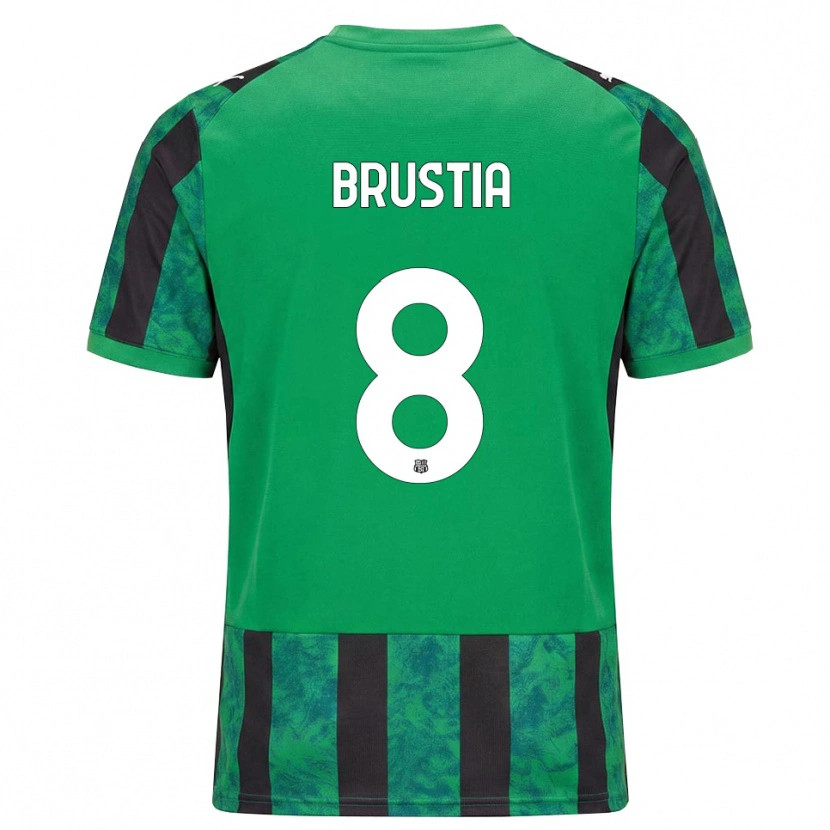 Danxen Herren Martina Brustia #8 Grün Schwarz Weiß Heimtrikot Trikot 2026/27 T-Shirt Schweiz