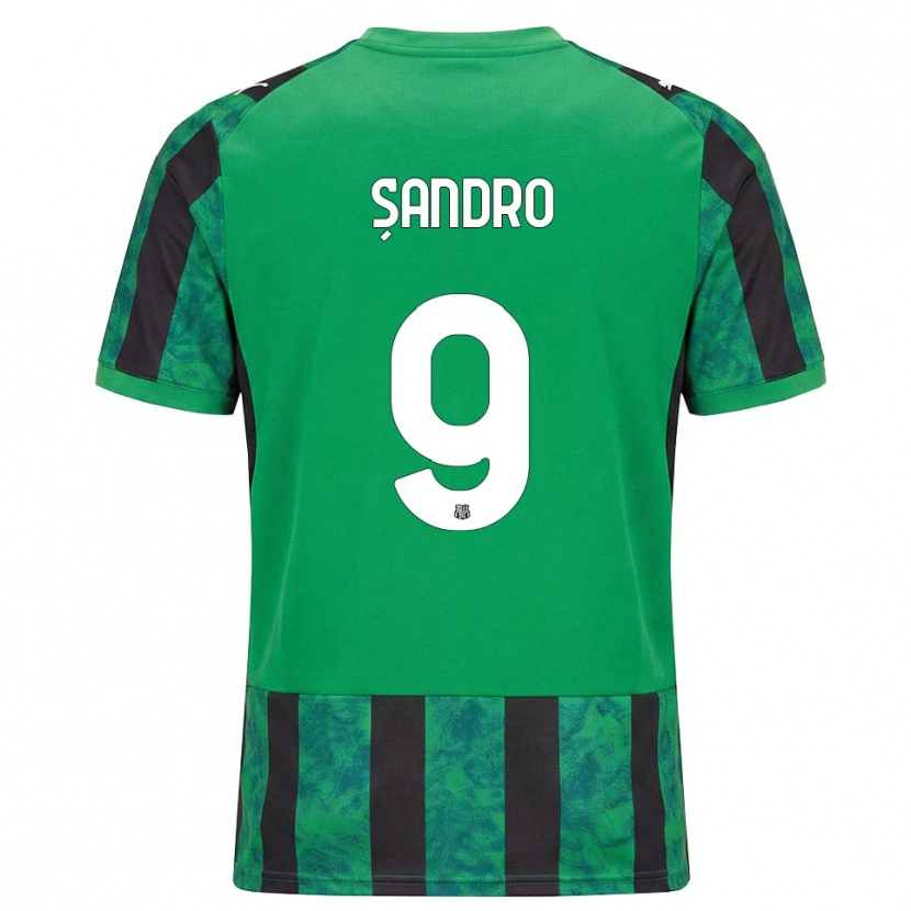 Danxen Herren Denis Șandro #9 Grün Schwarz Weiß Heimtrikot Trikot 2026/27 T-Shirt Schweiz
