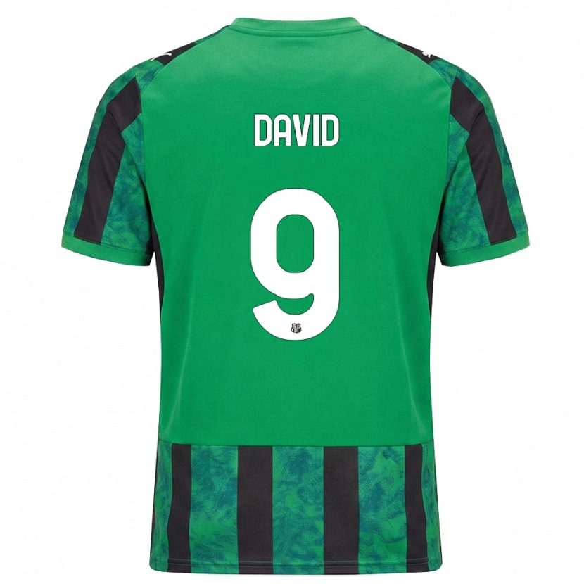 Danxen Herren Mario David #9 Grün Schwarz Weiß Heimtrikot Trikot 2026/27 T-Shirt Schweiz