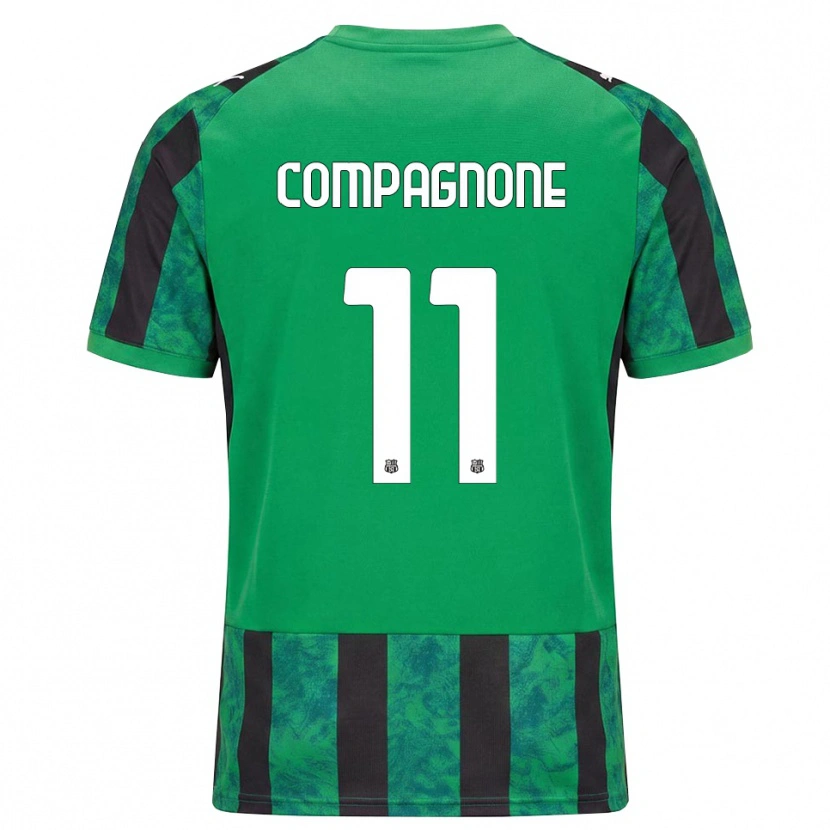 Danxen Herren Pasquale Compagnone #11 Grün Schwarz Weiß Heimtrikot Trikot 2026/27 T-Shirt Schweiz