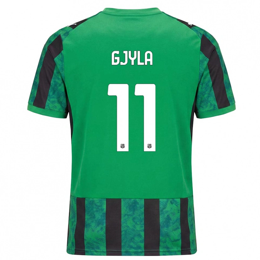 Danxen Herren Briajan Gjyla #11 Grün Schwarz Weiß Heimtrikot Trikot 2026/27 T-Shirt Schweiz