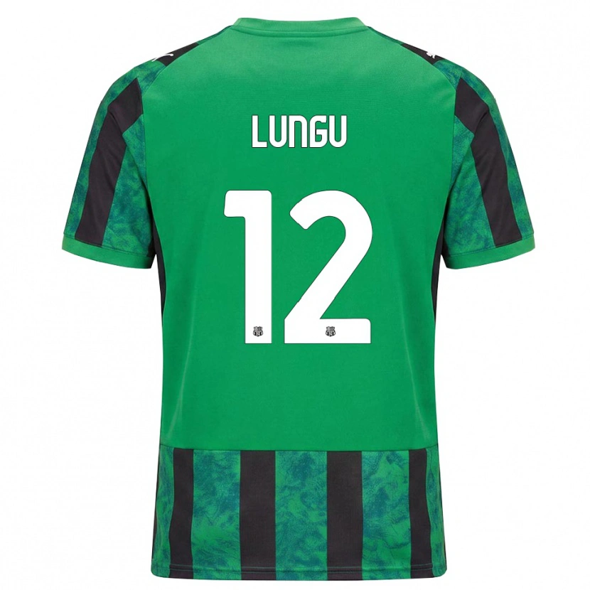 Danxen Herren Luca Lungu #12 Grün Schwarz Weiß Heimtrikot Trikot 2026/27 T-Shirt Schweiz