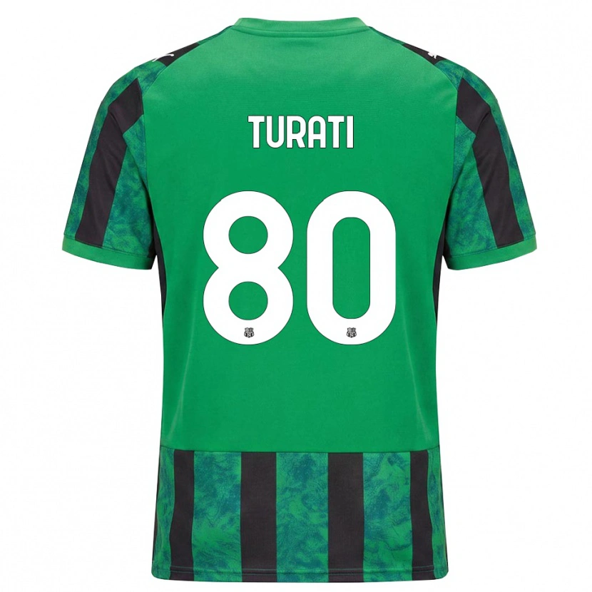Danxen Herren Stefano Turati #80 Grün Schwarz Weiß Heimtrikot Trikot 2026/27 T-Shirt Schweiz