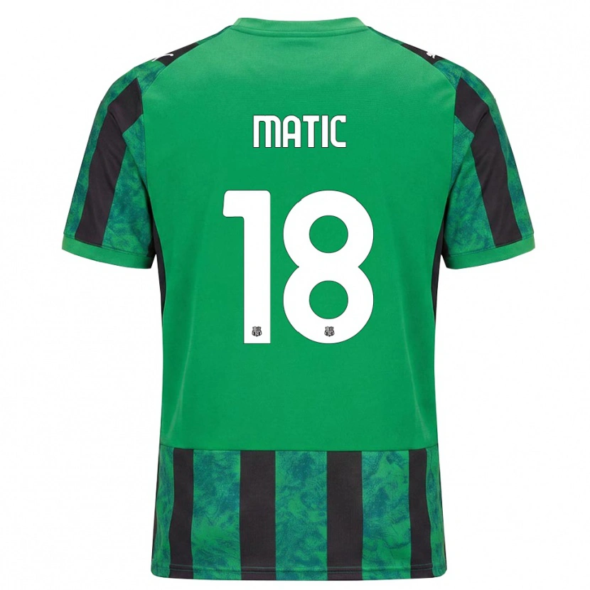 Danxen Herren Nemanja Matić #18 Grün Schwarz Weiß Heimtrikot Trikot 2026/27 T-Shirt Schweiz