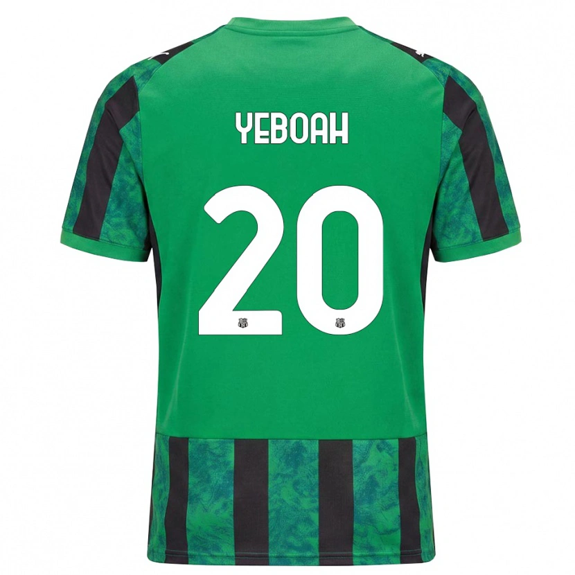 Danxen Herren Daniel Yeboah #20 Grün Schwarz Weiß Heimtrikot Trikot 2026/27 T-Shirt Schweiz