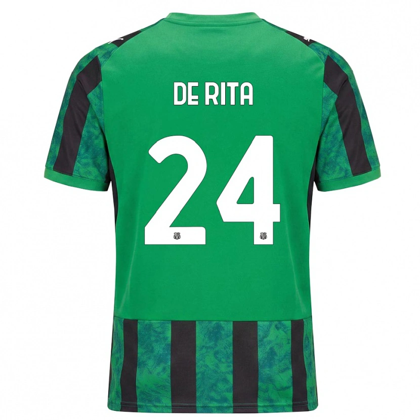 Danxen Herren Aurora De Rita #24 Grün Schwarz Weiß Heimtrikot Trikot 2026/27 T-Shirt Schweiz