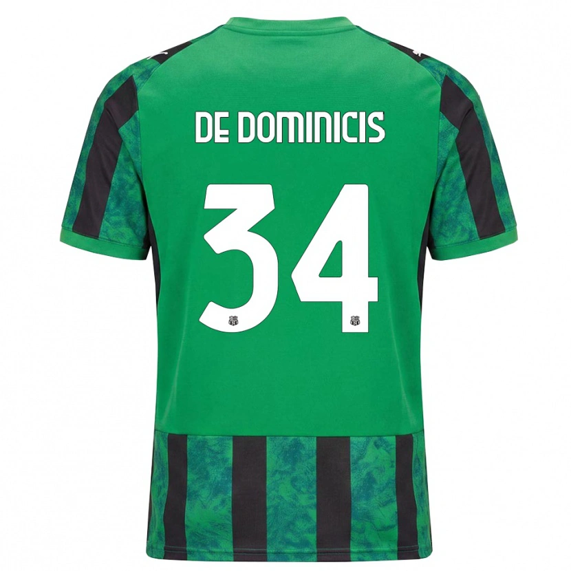 Danxen Herren Diego De Dominicis #34 Grün Schwarz Weiß Heimtrikot Trikot 2026/27 T-Shirt Schweiz