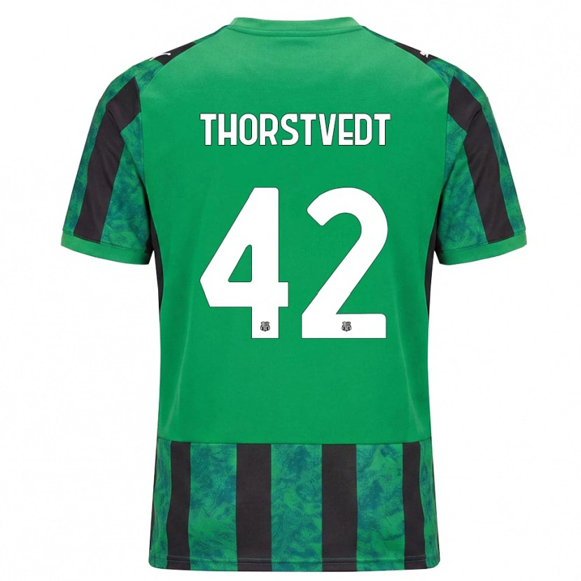 Danxen Herren Kristian Thorstvedt #42 Grün Schwarz Weiß Heimtrikot Trikot 2026/27 T-Shirt Schweiz