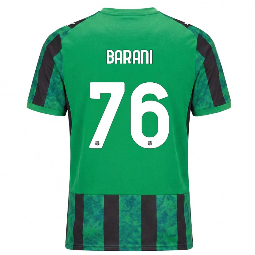 Danxen Herren Luca Barani #76 Grün Schwarz Weiß Heimtrikot Trikot 2026/27 T-Shirt Schweiz