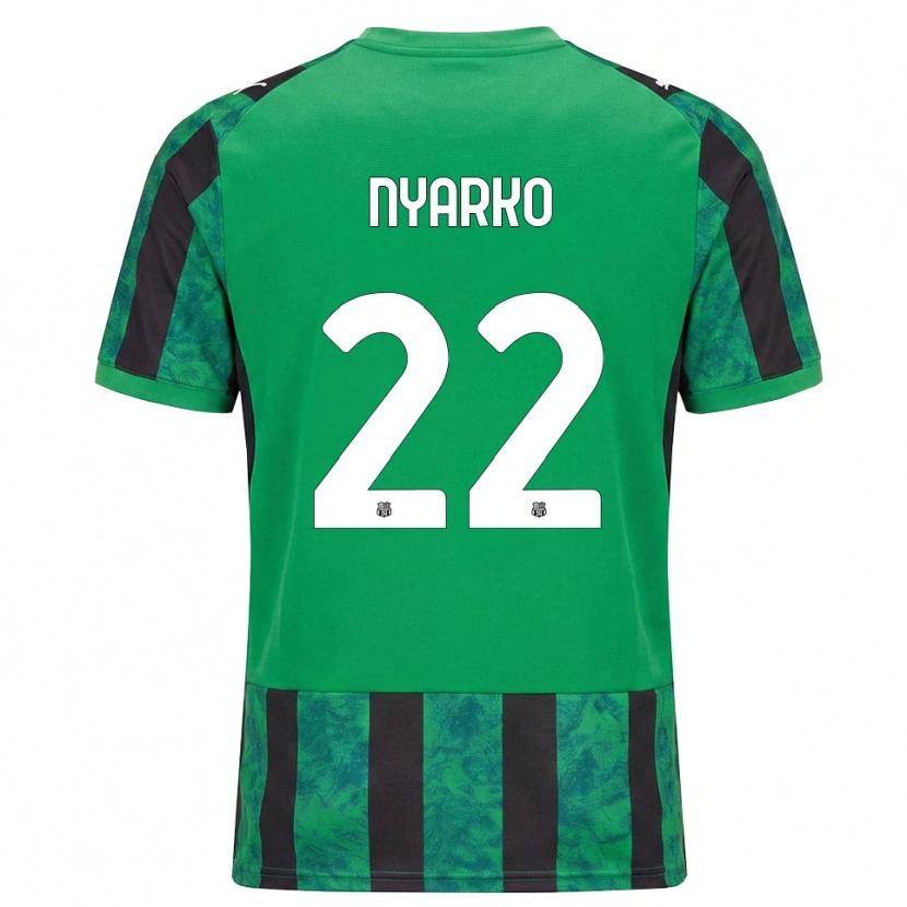 Danxen Herren Lorenzo Nyarko #22 Grün Schwarz Weiß Heimtrikot Trikot 2026/27 T-Shirt Schweiz