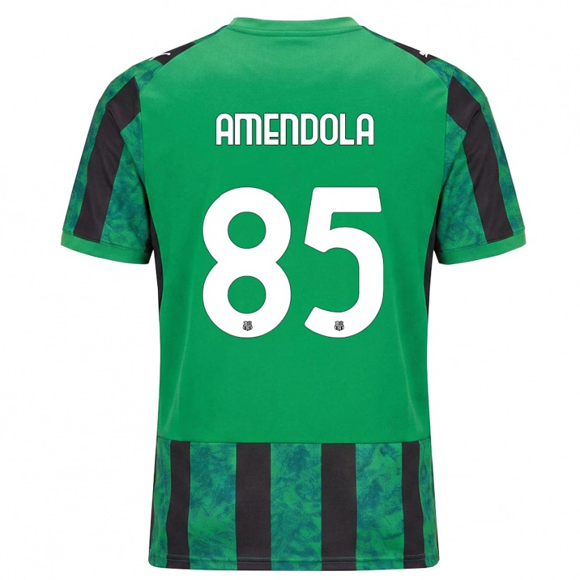 Danxen Herren Catello Amendola #85 Grün Schwarz Weiß Heimtrikot Trikot 2026/27 T-Shirt Schweiz