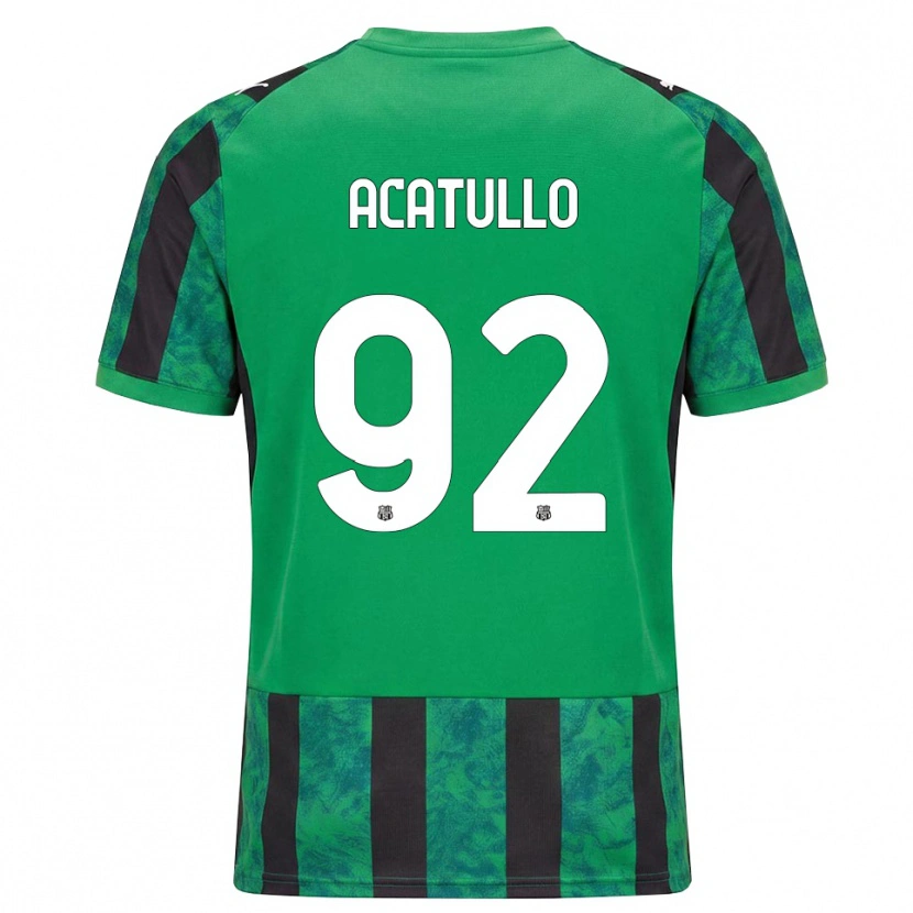 Danxen Herren Cristian Acatullo #92 Grün Schwarz Weiß Heimtrikot Trikot 2026/27 T-Shirt Schweiz