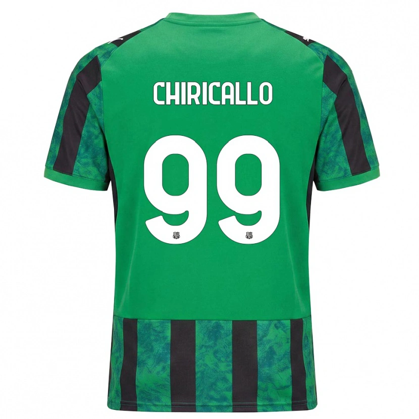 Danxen Herren Giovanni Chiricallo #99 Grün Schwarz Weiß Heimtrikot Trikot 2026/27 T-Shirt Schweiz