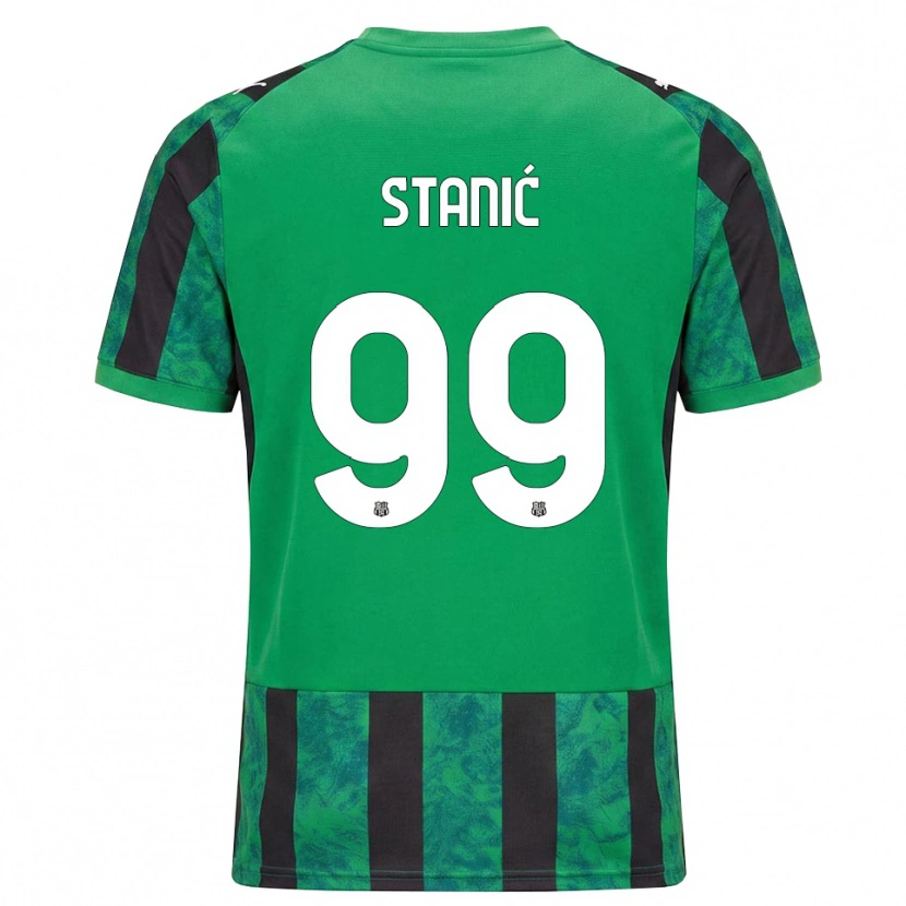 Danxen Herren Paulina Stanić #99 Grün Schwarz Weiß Heimtrikot Trikot 2026/27 T-Shirt Schweiz