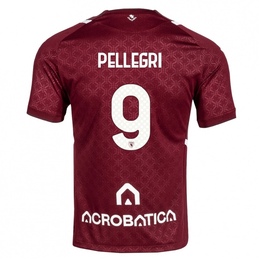 Danxen Herren Pietro Pellegri #9 Burgund Weiß Heimtrikot Trikot 2026/27 T-Shirt Schweiz