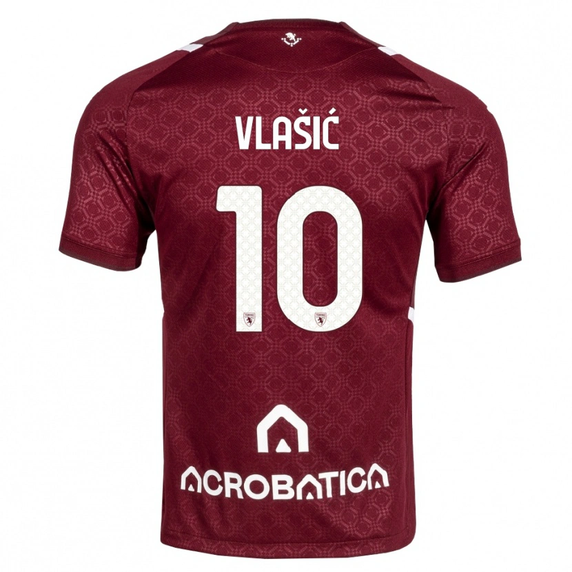 Danxen Herren Nikola Vlašić #10 Burgund Weiß Heimtrikot Trikot 2026/27 T-Shirt Schweiz