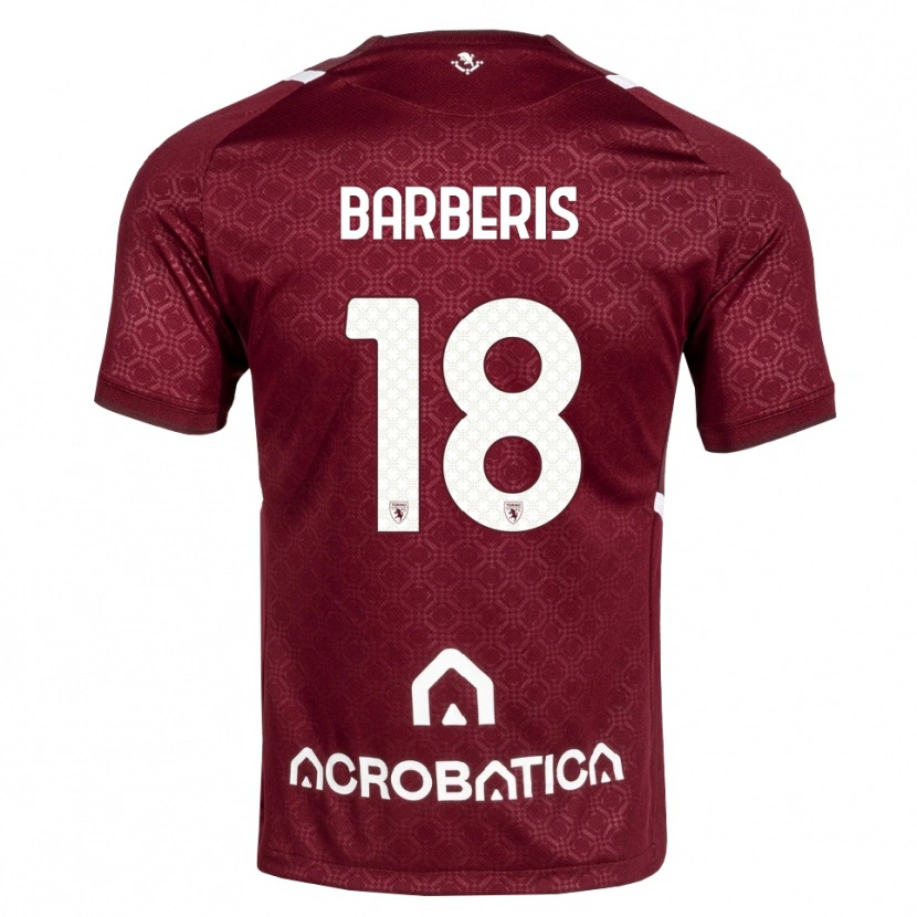 Danxen Herren Laura Barberis #18 Burgund Weiß Heimtrikot Trikot 2026/27 T-Shirt Schweiz