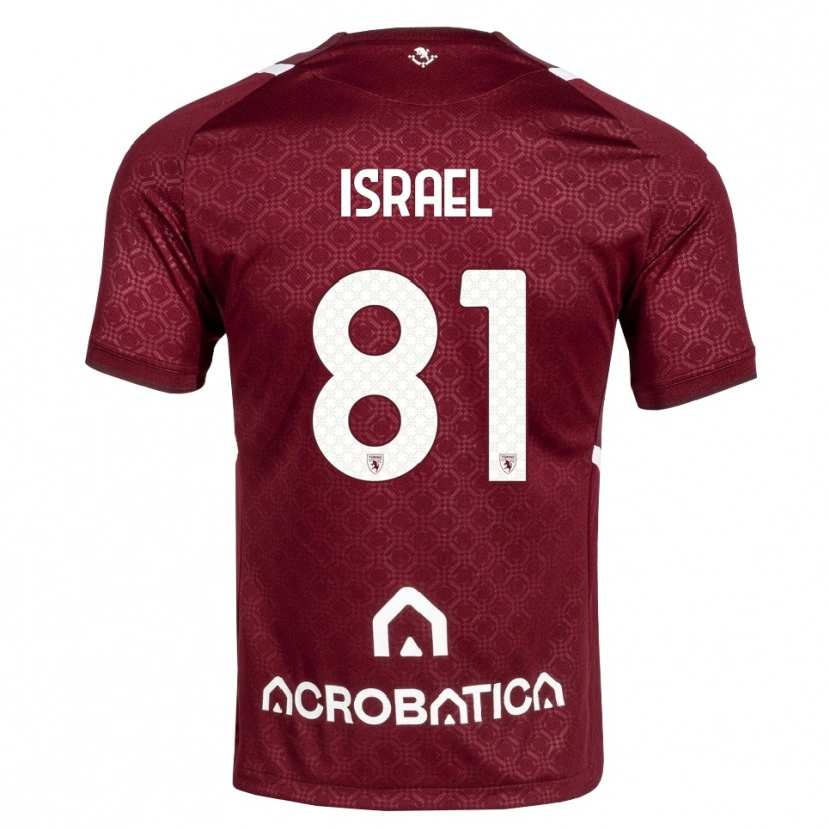 Danxen Herren Franco Israel #81 Burgund Weiß Heimtrikot Trikot 2026/27 T-Shirt Schweiz