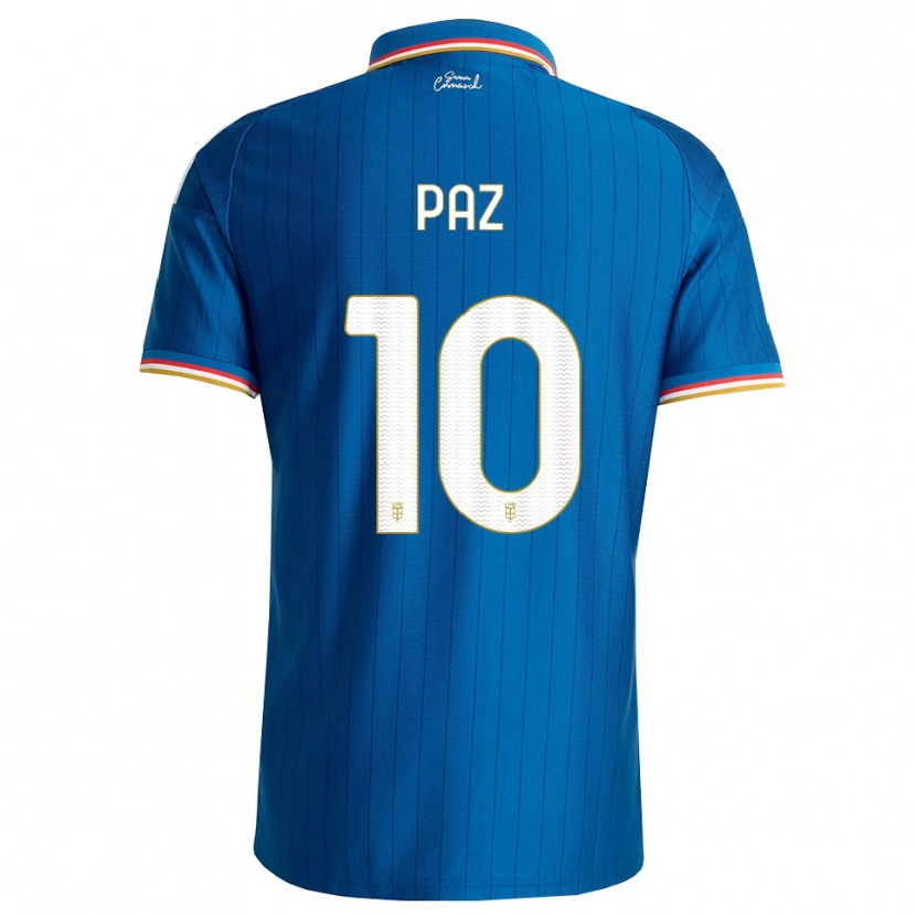 Danxen Herren Nico Paz #10 Blau Weiß Rot Heimtrikot Trikot 2026/27 T-Shirt Schweiz