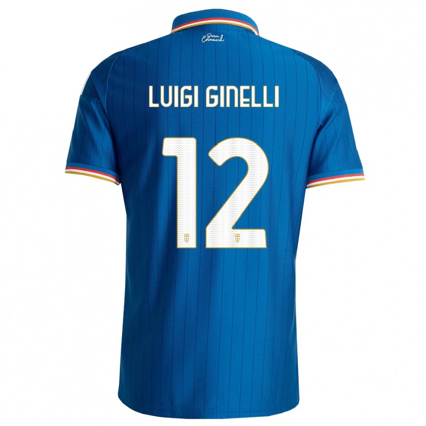 Danxen Herren Lorenzo Luigi Ginelli #12 Blau Weiß Rot Heimtrikot Trikot 2026/27 T-Shirt Schweiz