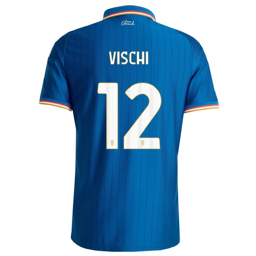 Danxen Herren Tommaso Vischi #12 Blau Weiß Rot Heimtrikot Trikot 2026/27 T-Shirt Schweiz