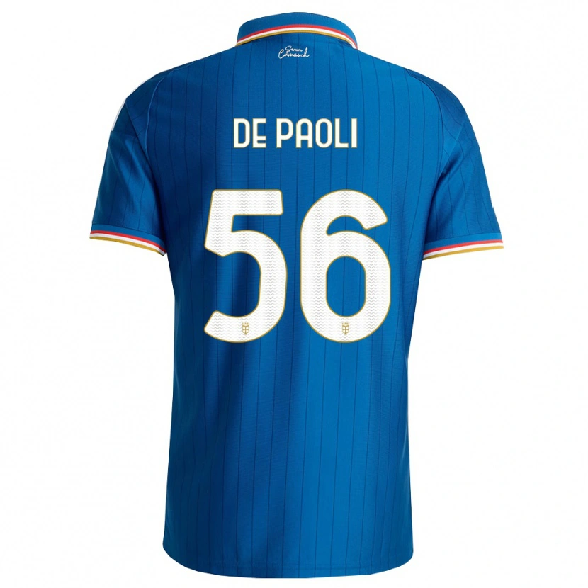 Danxen Herren Cristiano De Paoli #56 Blau Weiß Rot Heimtrikot Trikot 2026/27 T-Shirt Schweiz