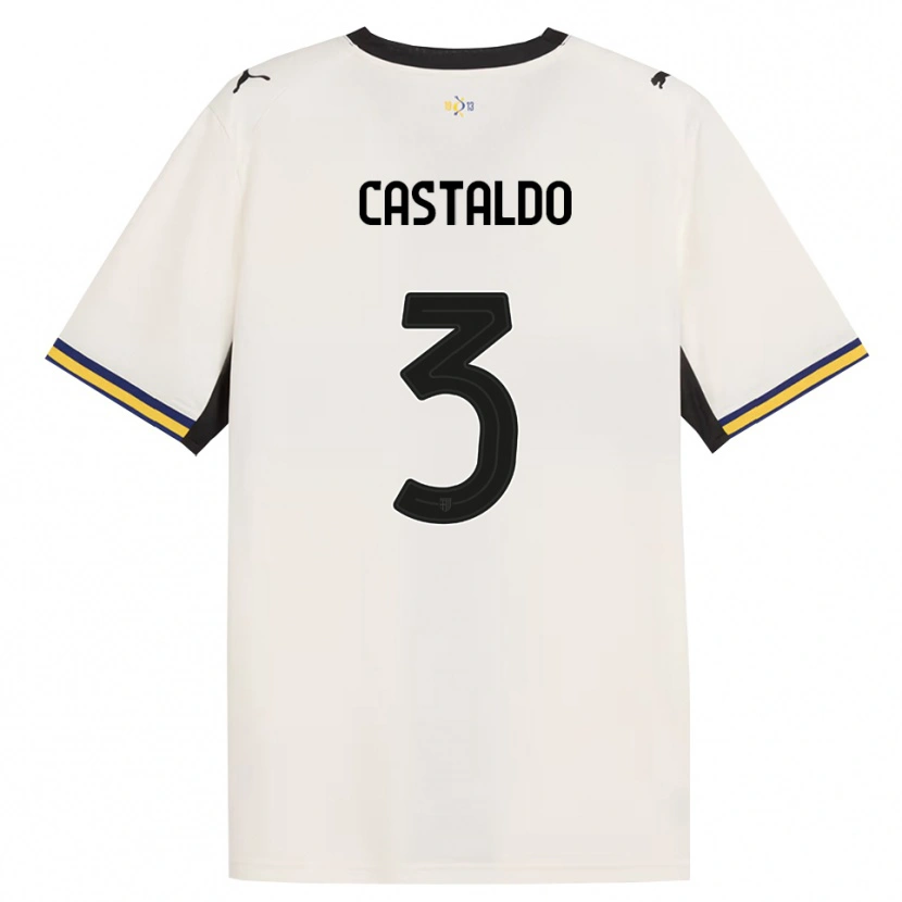 Danxen Herren Antonio Castaldo #3 Creme Schwarz Gelb Heimtrikot Trikot 2026/27 T-Shirt Schweiz