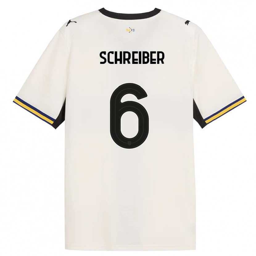 Danxen Herren Fabio Schreiber #6 Creme Schwarz Gelb Heimtrikot Trikot 2026/27 T-Shirt Schweiz