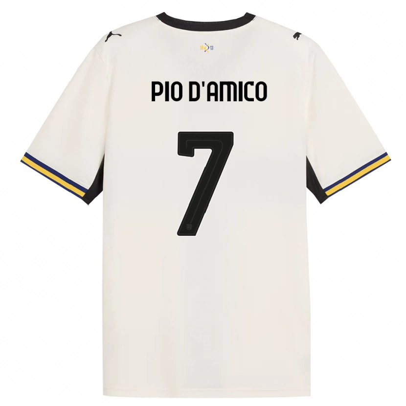 Danxen Herren Dario Pio D'amico #7 Creme Schwarz Gelb Heimtrikot Trikot 2026/27 T-Shirt Schweiz