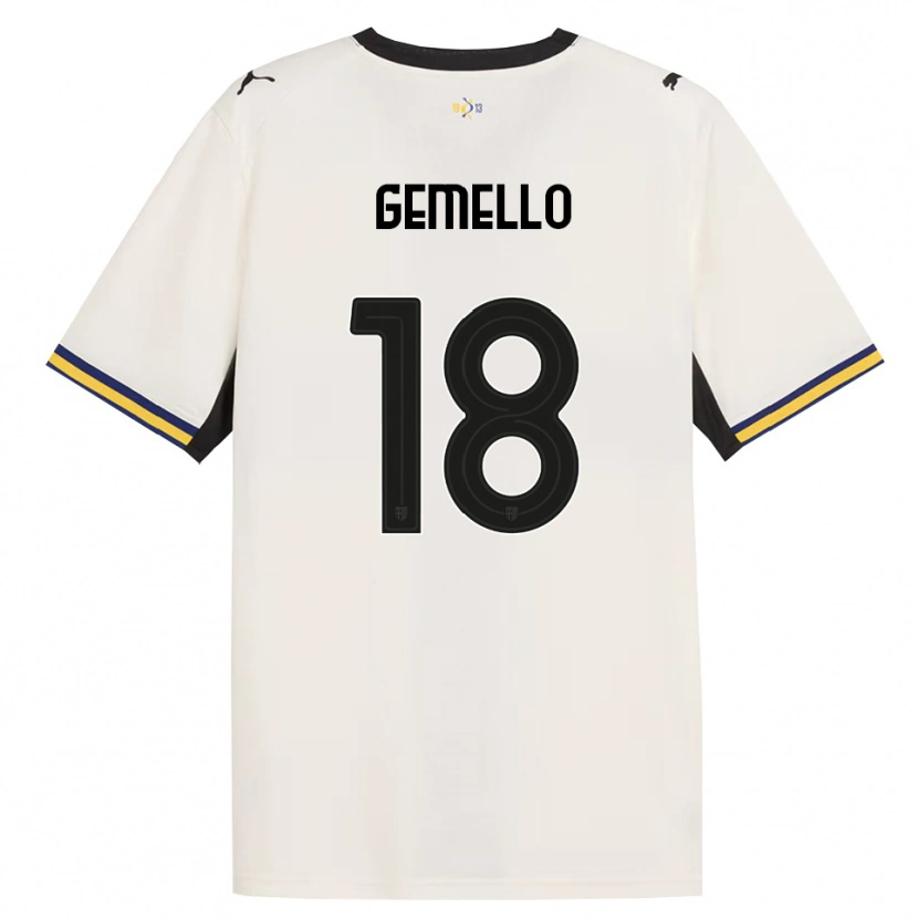 Danxen Herren Andrea Gemello #18 Creme Schwarz Gelb Heimtrikot Trikot 2026/27 T-Shirt Schweiz