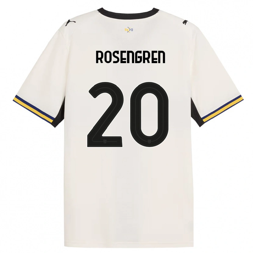Danxen Herren Lukas Rosengren #20 Creme Schwarz Gelb Heimtrikot Trikot 2026/27 T-Shirt Schweiz