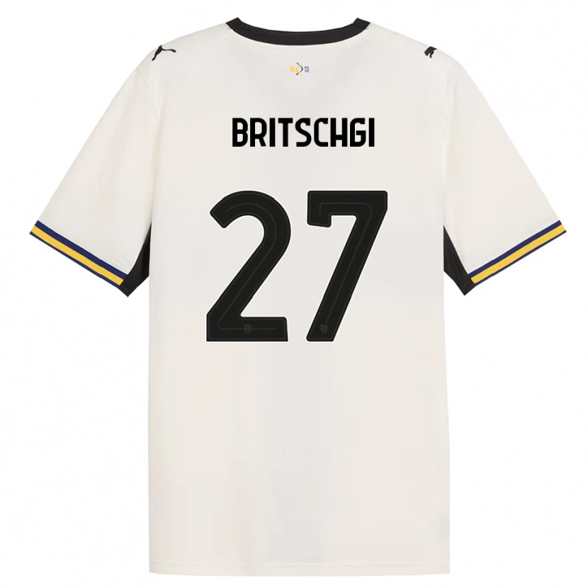 Danxen Herren Sascha Britschgi #27 Creme Schwarz Gelb Heimtrikot Trikot 2026/27 T-Shirt Schweiz