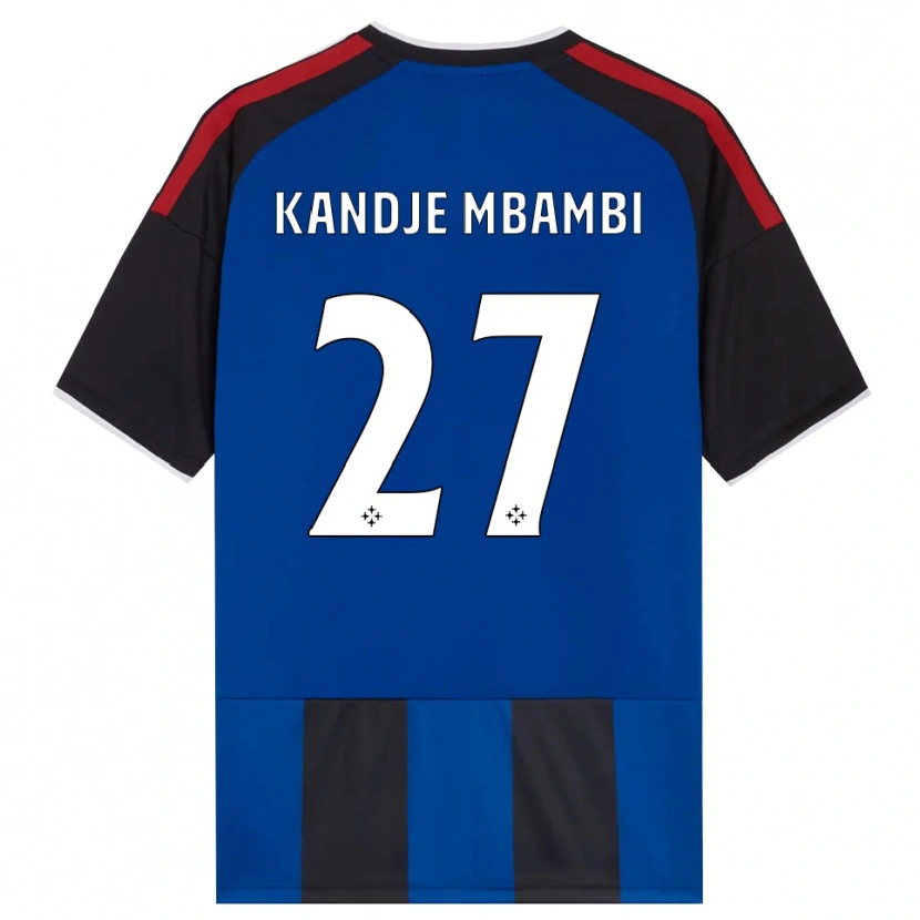Danxen Herren Jeremy Mbambi #27 Schwarz Rot Weiß Blau Heimtrikot Trikot 2026/27 T-Shirt Schweiz