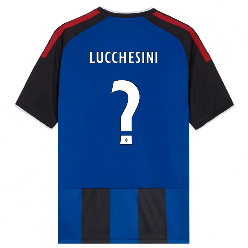 Danxen Herren Francesco Lucchesini #0 Schwarz Rot Weiß Blau Heimtrikot Trikot 2026/27 T-Shirt Schweiz